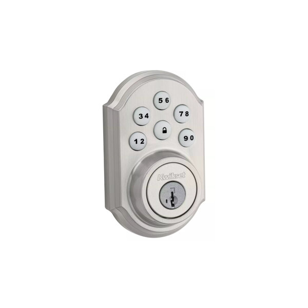 Kwikset SmartCode 909 Single Cylinder Electronic Deadbolt with Smartkey